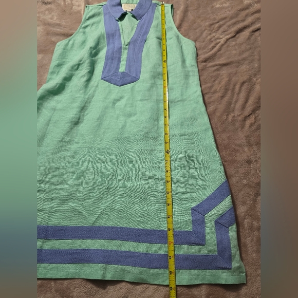 SAIL TO SABLE Classic Sleeveless Mini Tunic Dress Linen Size Medium - Picture 5 of 8